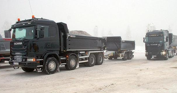 Грузовики Скания: прошел масштабный тест-драйв Scania Winter 2016