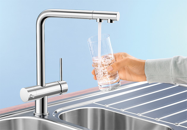 Смеситель для кухни Blanco FONTAS II 2в1 для обычной и фильтрованной воды хром 523128